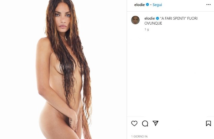 elodie senza veli